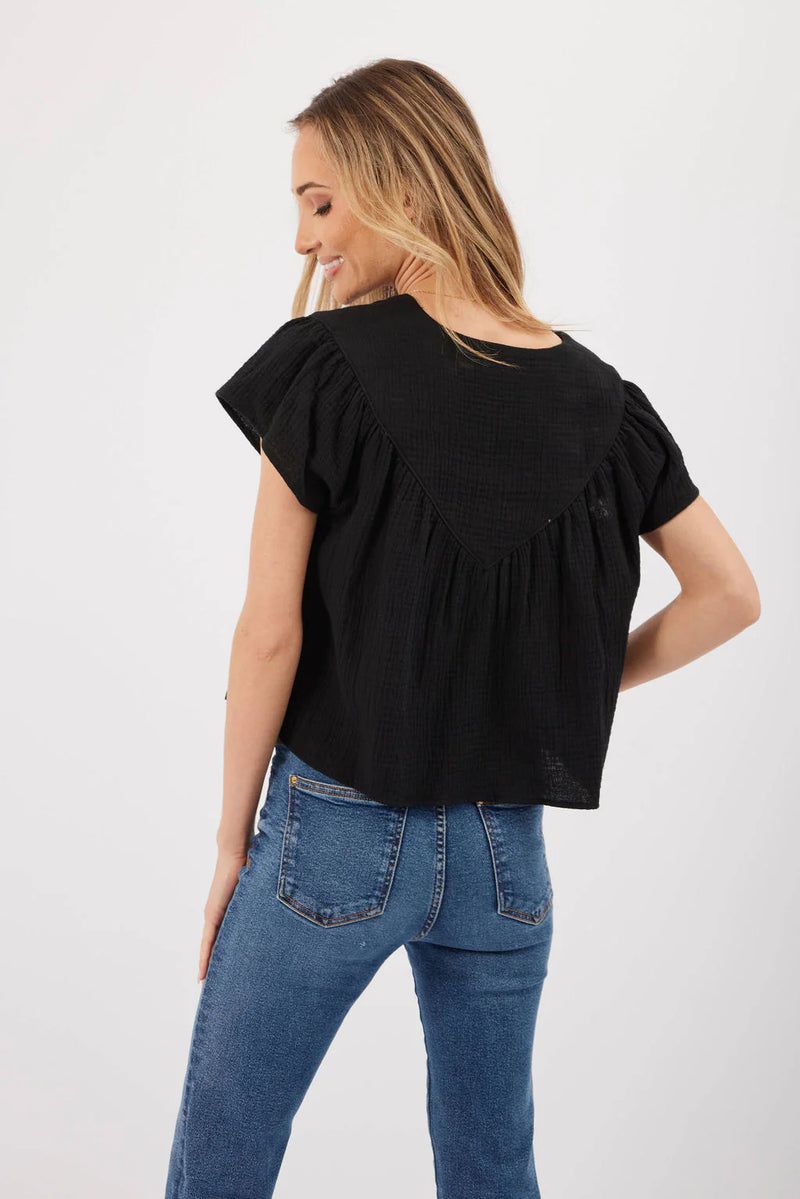 Kylie Paige - Made in the USA - Miller Top - Black