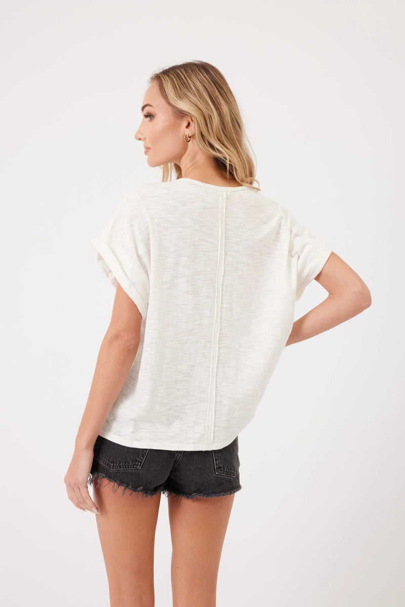 Kylie Paige - Made in the USA - Madison Top - White