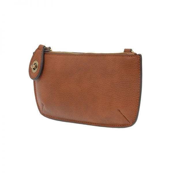 Joy Susan Mini Crossbody Wristlet Clutch - Dark Maple
