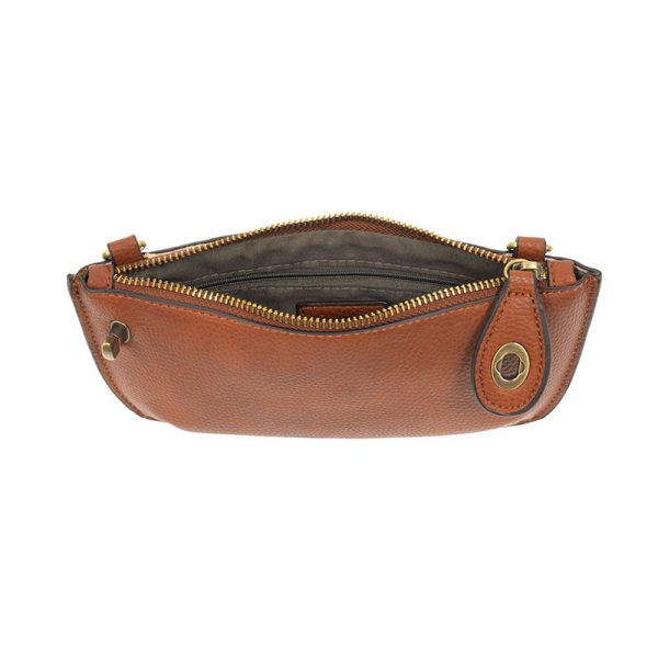 Joy Susan Mini Crossbody Wristlet Clutch - Dark Maple