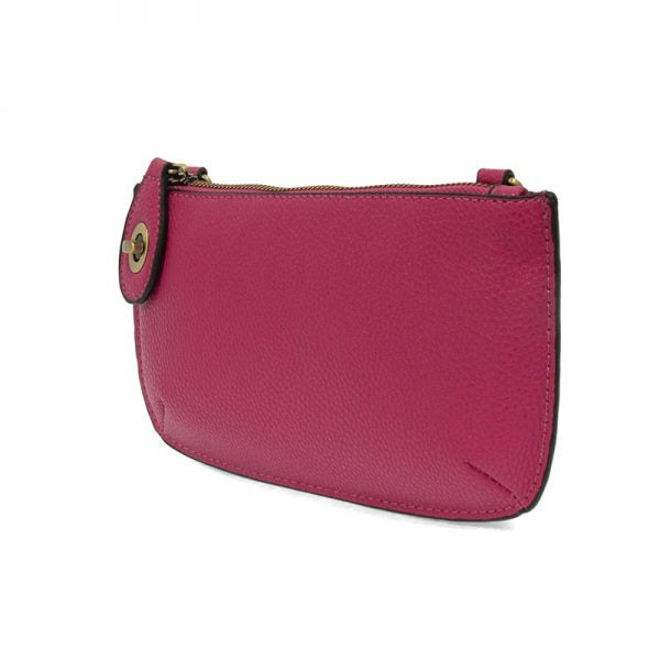Joy Susan Mini Crossbody Wristlet Clutch - Fuchsia