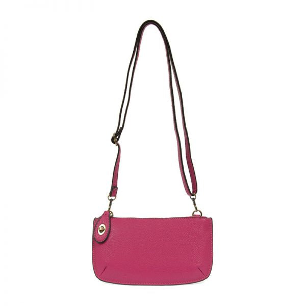 Joy Susan Mini Crossbody Wristlet Clutch - Fuchsia