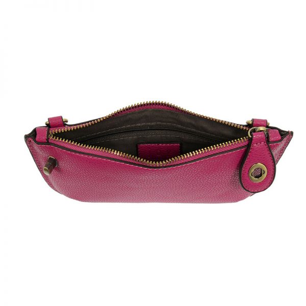 Joy Susan Mini Crossbody Wristlet Clutch - Fuchsia