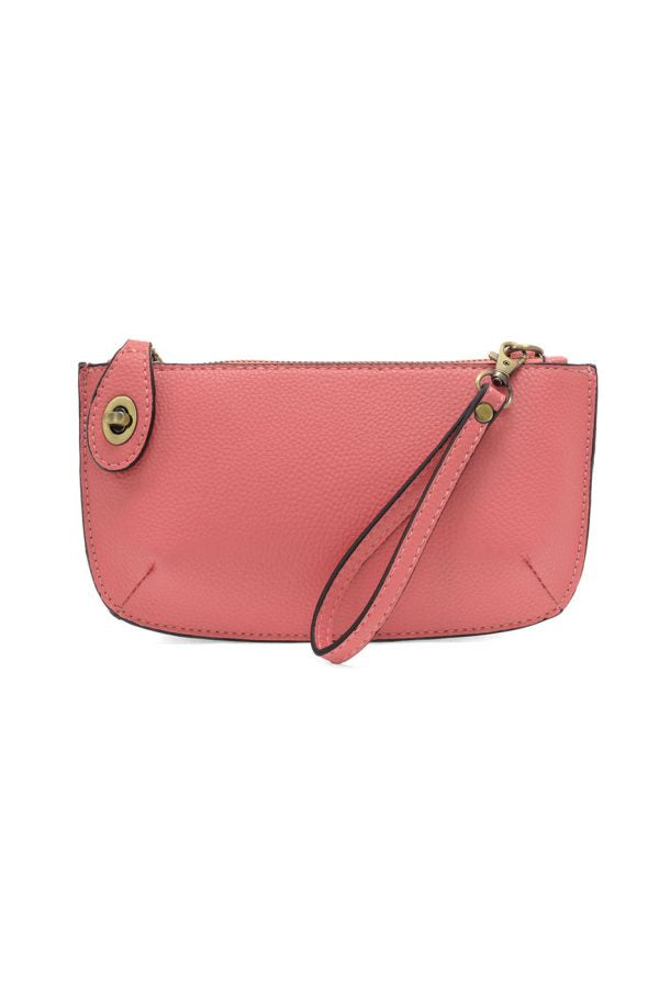 Joy Susan Mini Crossbody Wristlet Clutch - Jellyfish Pink