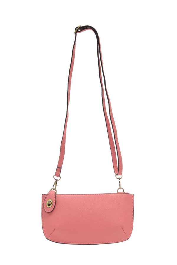Joy Susan Mini Crossbody Wristlet Clutch - Jellyfish Pink