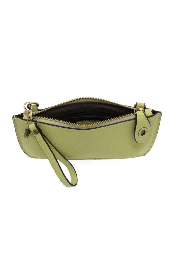 Joy Susan Mini Crossbody Wristlet Clutch - Kiwi