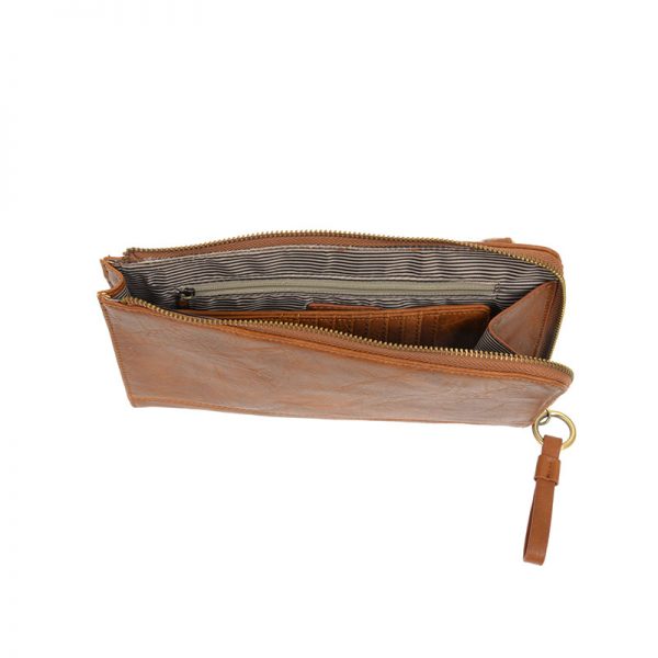 Joy Susan Karina Convertible Wristlet &amp; Wallet - Caramel