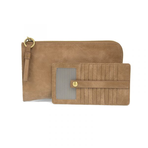 Joy Susan Karina Convertible Wristlet & Wallet - Sepia