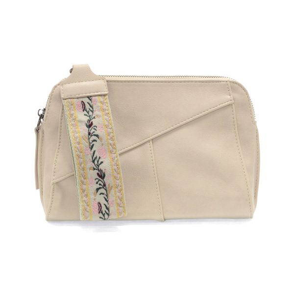 Joy Susan Gigi Crossbody with Woven Wristlet Strap - New Cotton