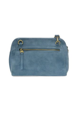 Joy Susan Gigi Crossbody with Woven Wristlet Strap - Bluebird