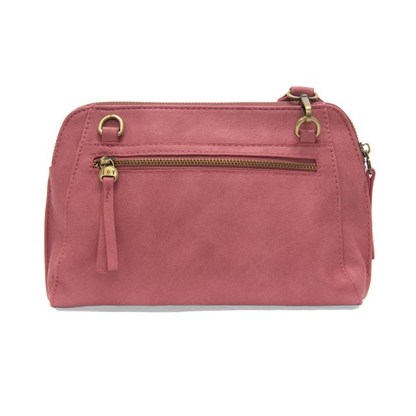 Joy Susan Gigi Crossbody with Woven Wristlet Strap - Pink Punch