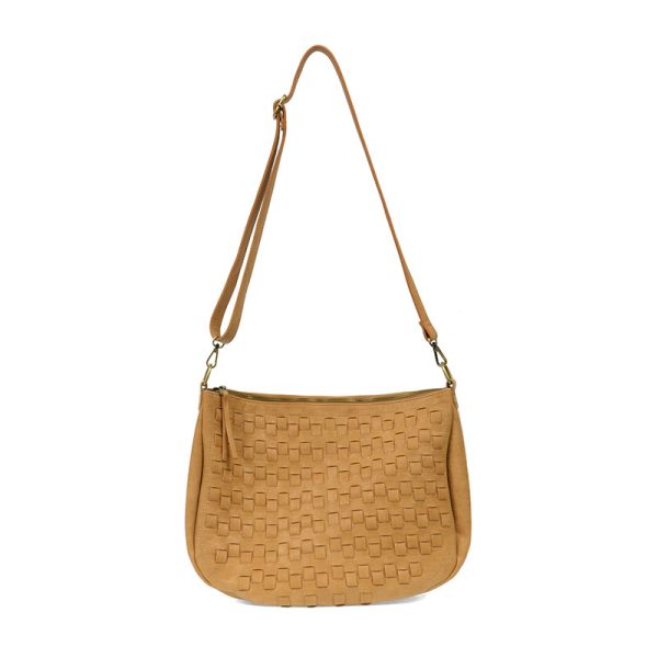 Joy Susan Kali Woven Slouchy Hobo - Camel