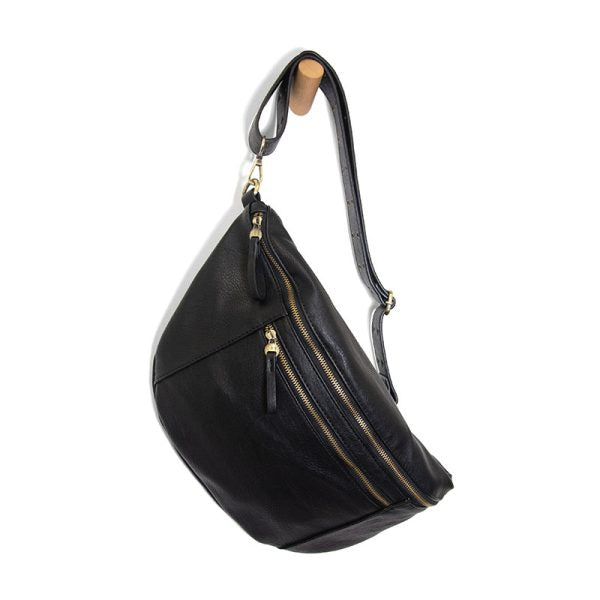 Joy Susan Mel Large Sling Crossbody Bag - Black