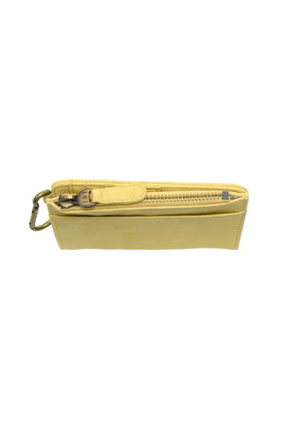 Joy Susan Bobbie Bifold Wallet With Carabiner - Pastel Yellow