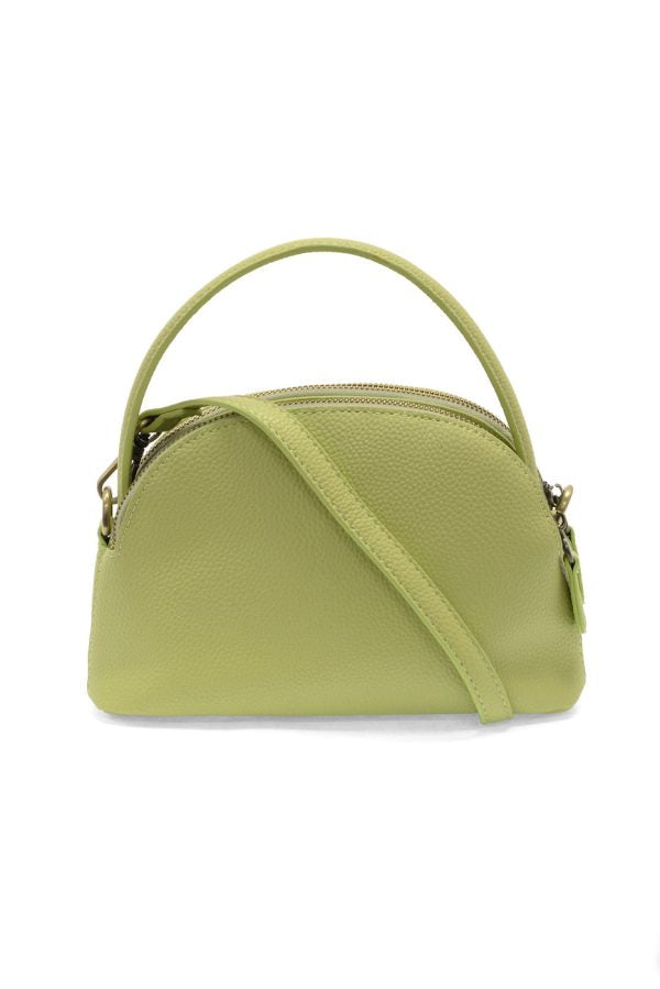 Joy Susan Larissa Double Zip Dome Crossbody - Kiwi