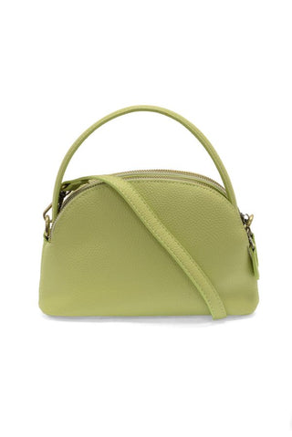 Joy Susan Larissa Double Zip Dome Crossbody - Kiwi