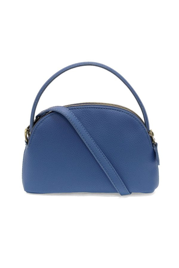 Joy Susan Larissa Double Zip Dome Crossbody - Periwinkle