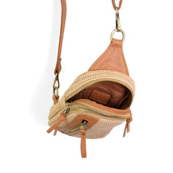 Joy Susan Skyler Sling Bag - Natural Straw
