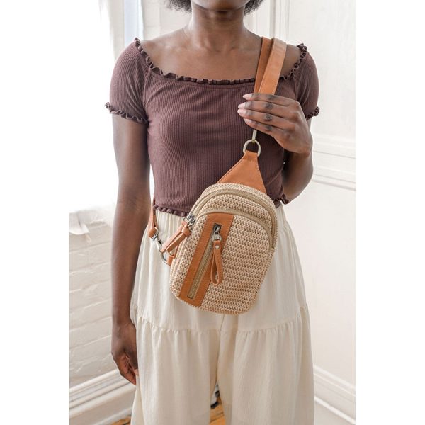 Joy Susan Skyler Sling Bag - Natural Straw
