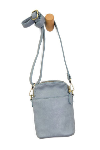 Joy Susan Jolene Crossbody Phone Bag - Dusty Blue