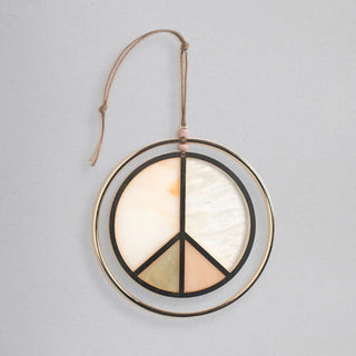 Scout Stained Glass Light Catcher - Peace Sign