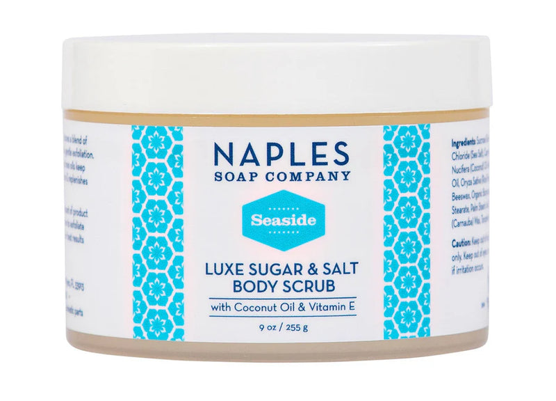 Naples Soap Co Seaside Luxe Sugar & Salt Body Scrub 9 oz