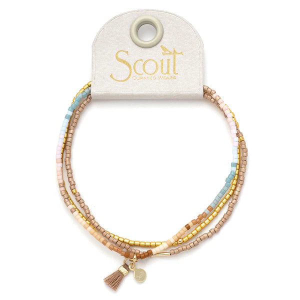 Scout Chromacolor Miyuki Bracelet Trio - Desert Multi/Gold