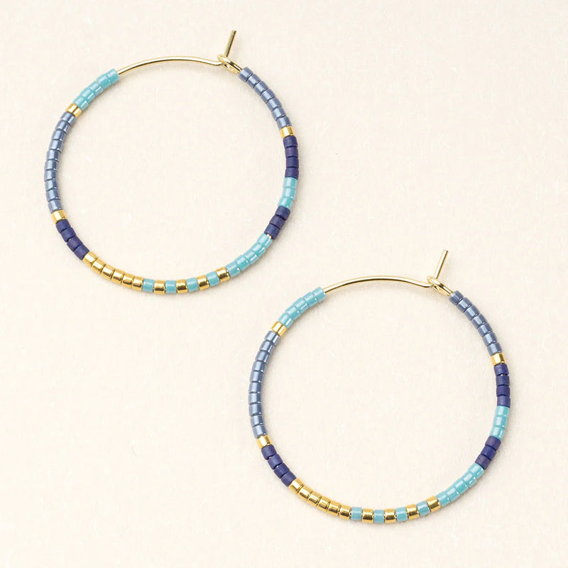 Scout - Chromacolor Miyuki Small Hoop - Desert Multi/Gold