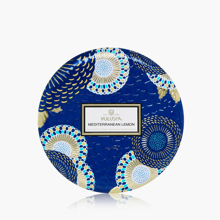 Voluspa - Mediterranean Lemon 3-Wick Tin