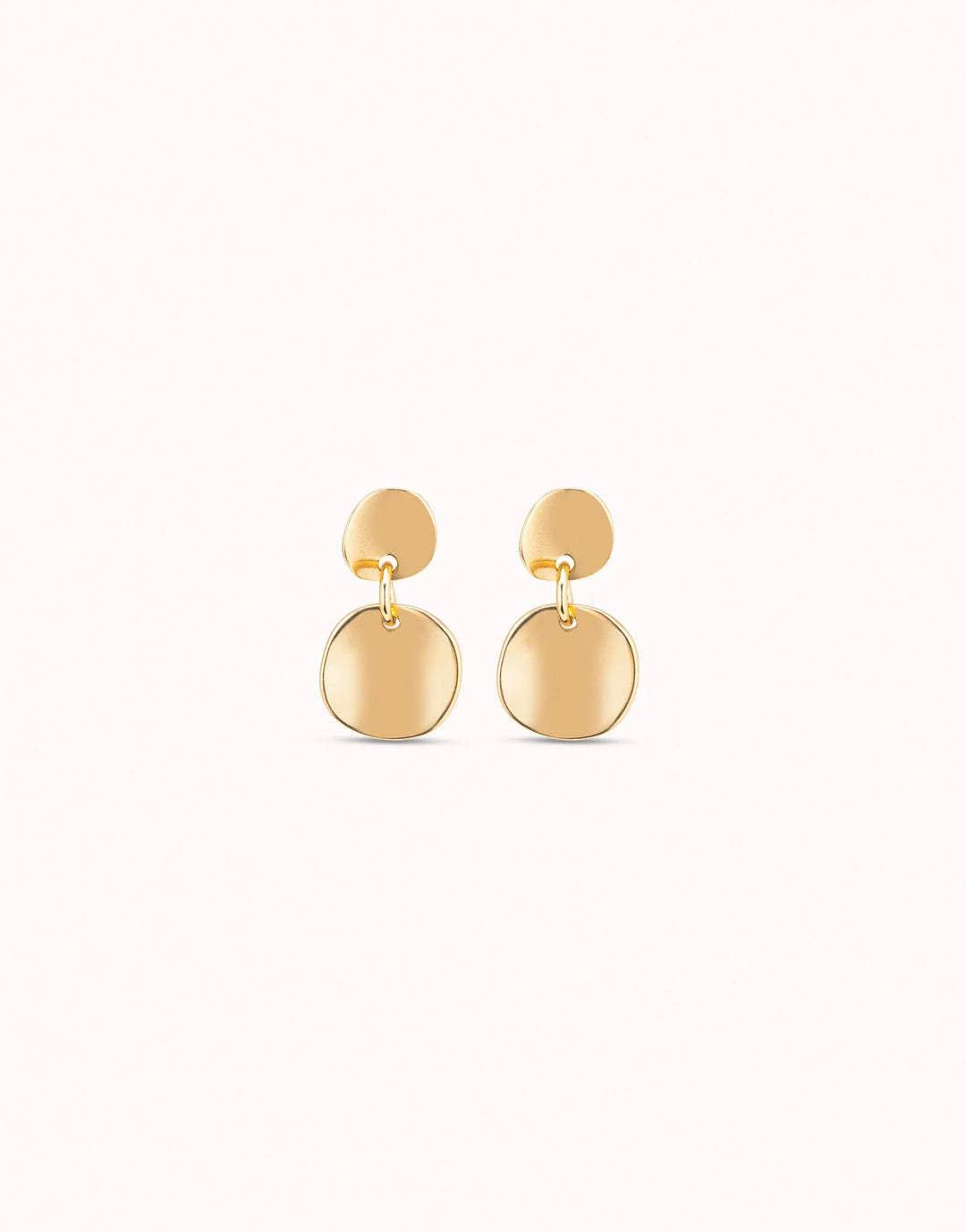 UNOde50 Circle drop earrings - Gold