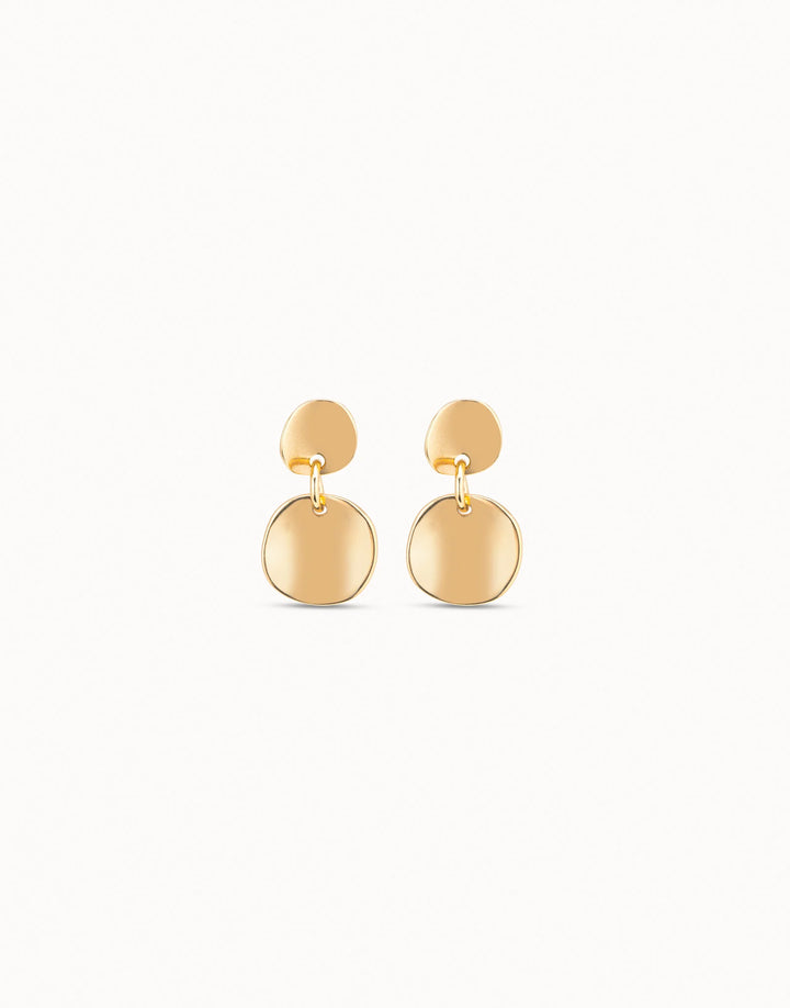UNOde50 Circle drop earrings - Gold