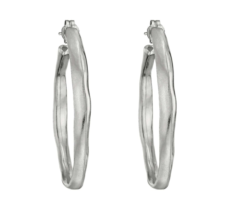 UNOde50 Open hoop earrings - Sterling Silver