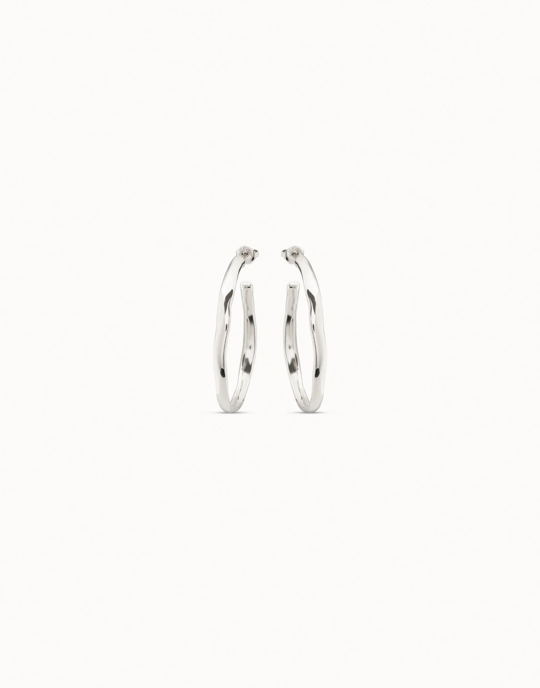 UNOde50 Open hoop earrings - Sterling Silver