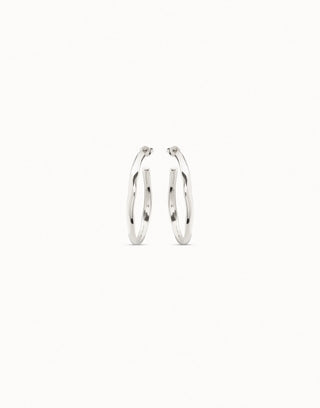 UNOde50 Open hoop earrings - Sterling Silver