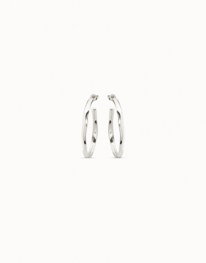 UNOde50 Open hoop earrings - Sterling Silver