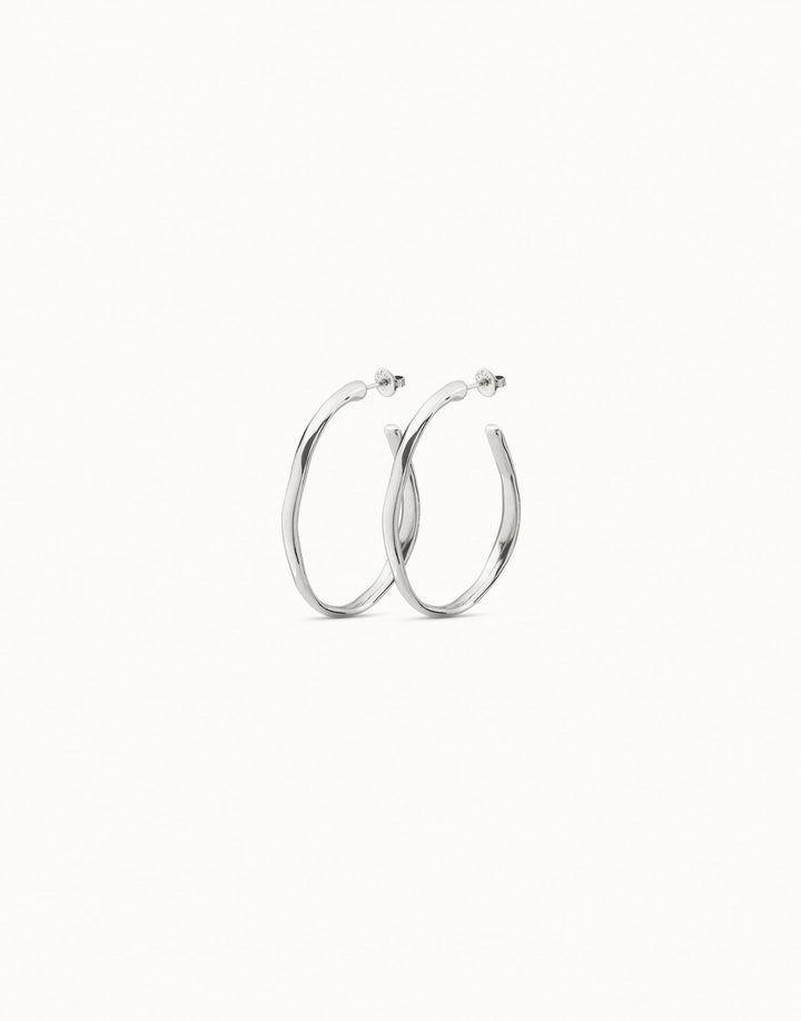 UNOde50 Open hoop earrings - Sterling Silver