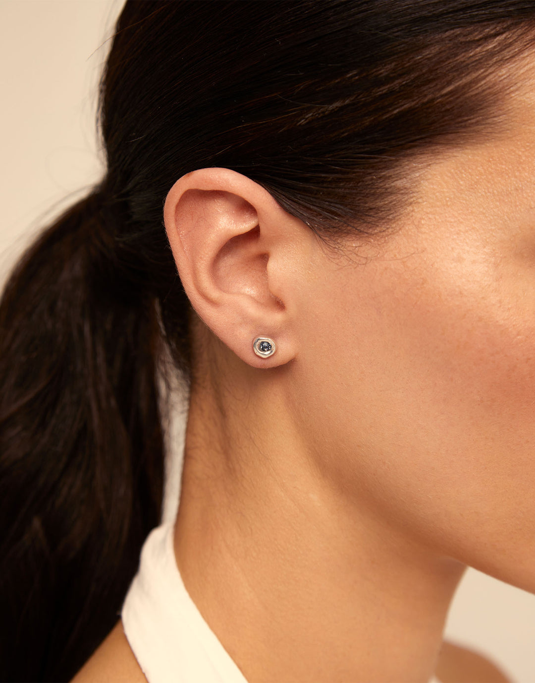 UNOde50 Sterling silver earrings with crystal