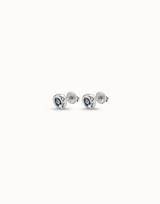 UNOde50 Sterling silver earrings with crystal