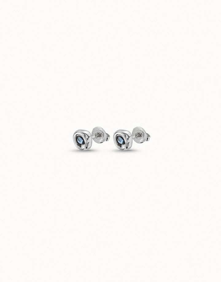 UNOde50 Sterling silver earrings with crystal