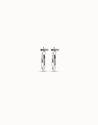 UNOde50 Hoop Earrings Silver