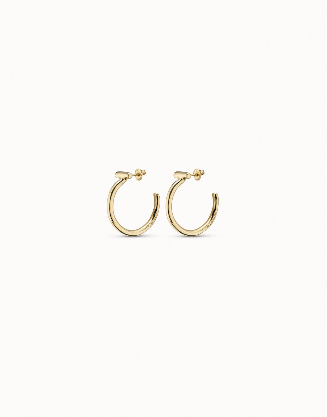 UNOde50 Hoop Earrings Gold