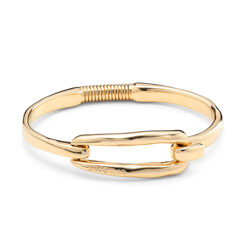 UNOde50 Bangle bracelet with buckle - Gold