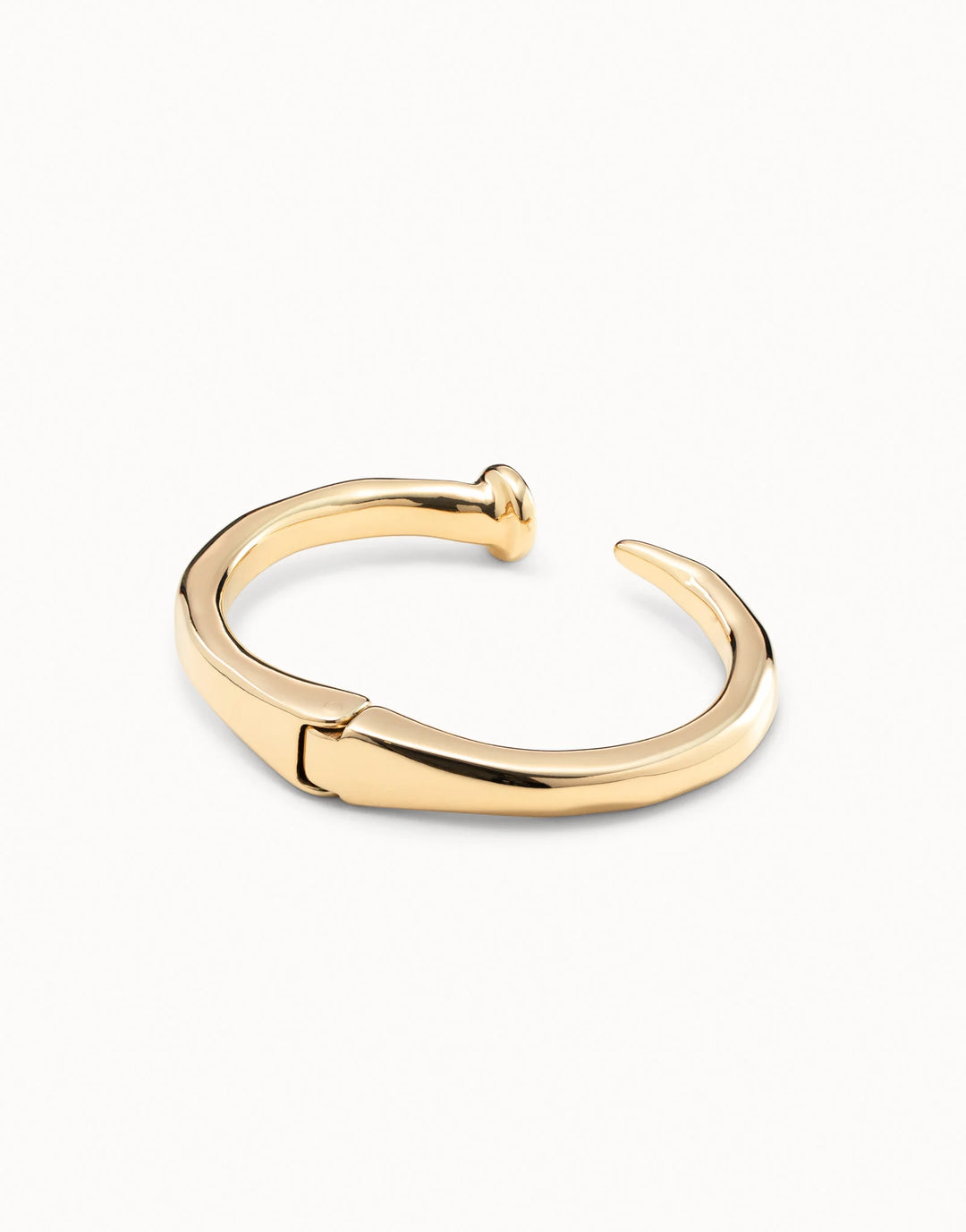 UNOde50 Nail shaped bangle bracelet - Gold