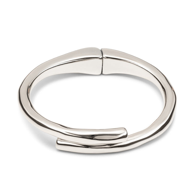 UNOde50 Tubular shaped bangle bracelet - Sterling Silver