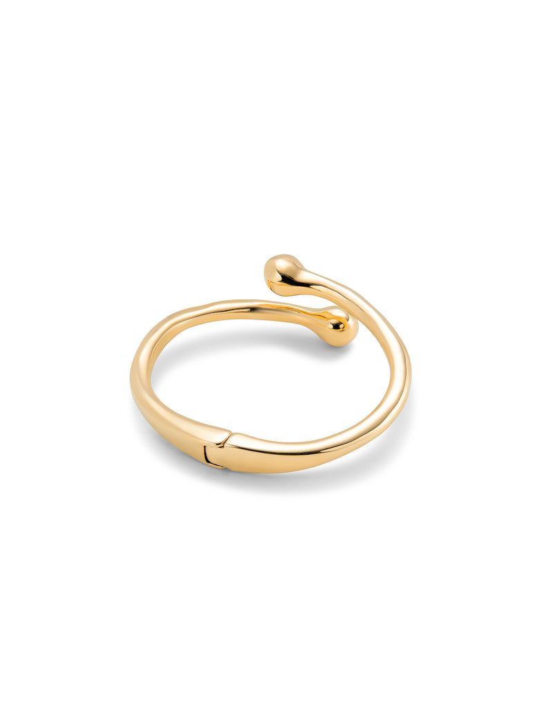 UNOde50 Bangle bracelet with inner spring - Gold