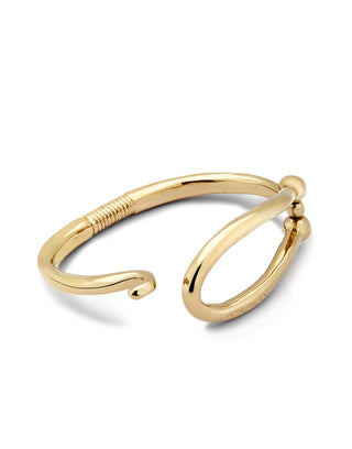 UNOde50 Bracelet Bangle Bracelet with Large Link - Gold