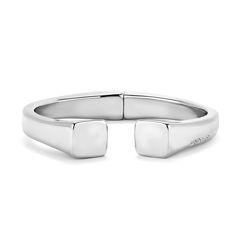 UNOde50 Bangle bracelet with square shape - Sterling SIlver