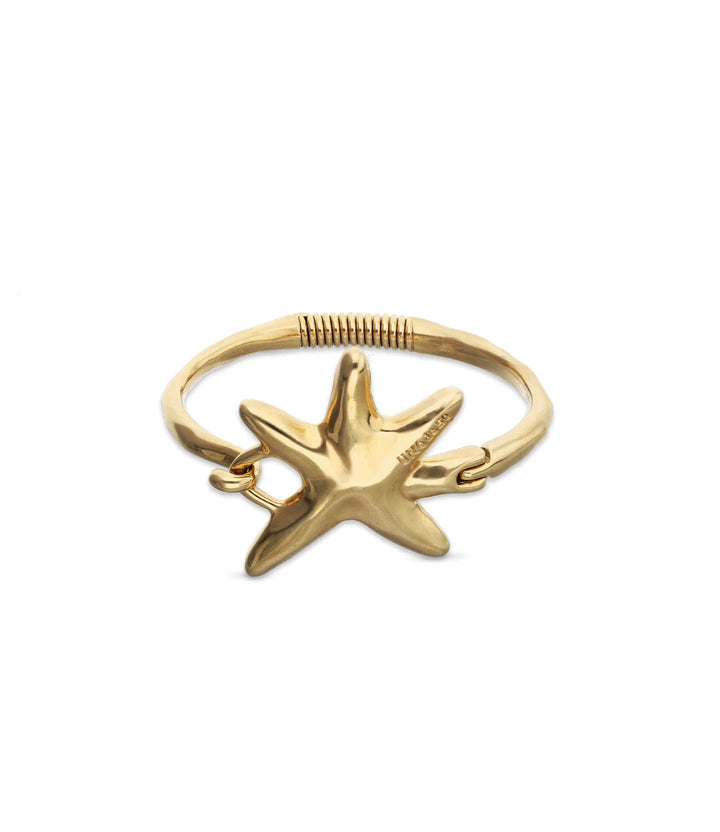 UNODE50 Bracelet Stellaris Bangle bracelet with starfish Gold