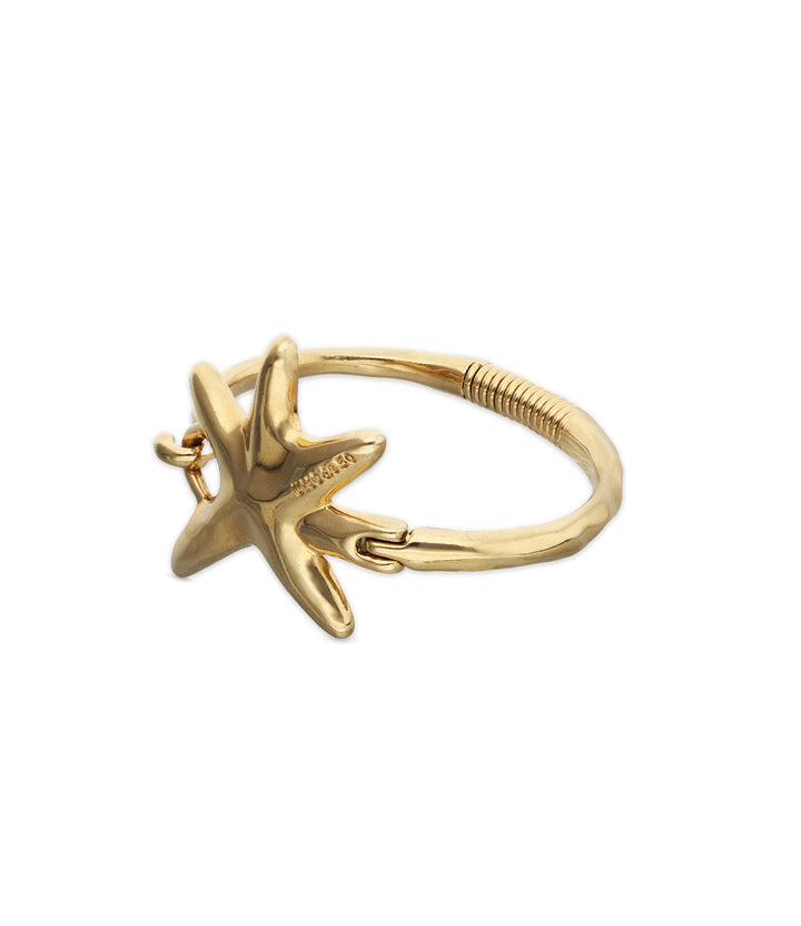 UNODE50 Bracelet Stellaris Bangle bracelet with starfish Gold