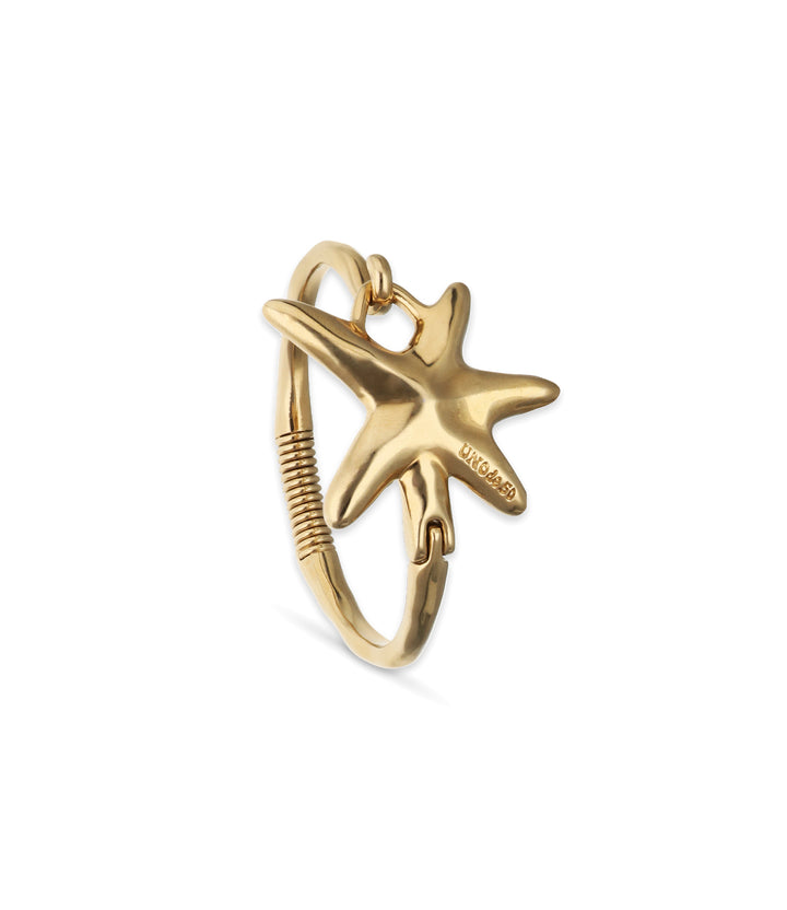 UNODE50 Bracelet Stellaris Bangle bracelet with starfish Gold